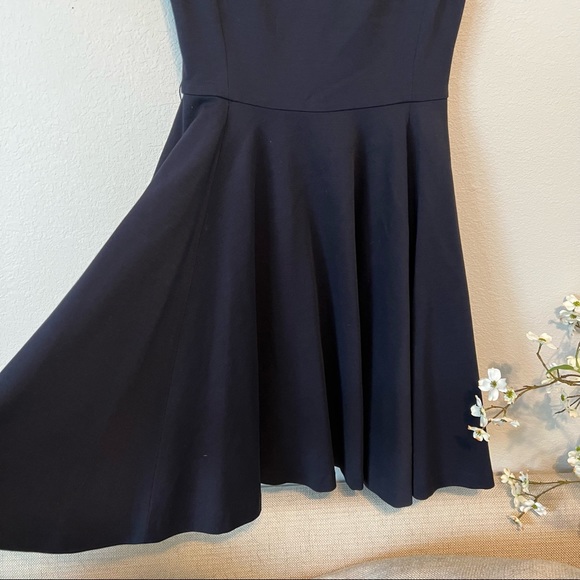 Milly Navy Circle Skirt Dress M - Picture 3 of 6